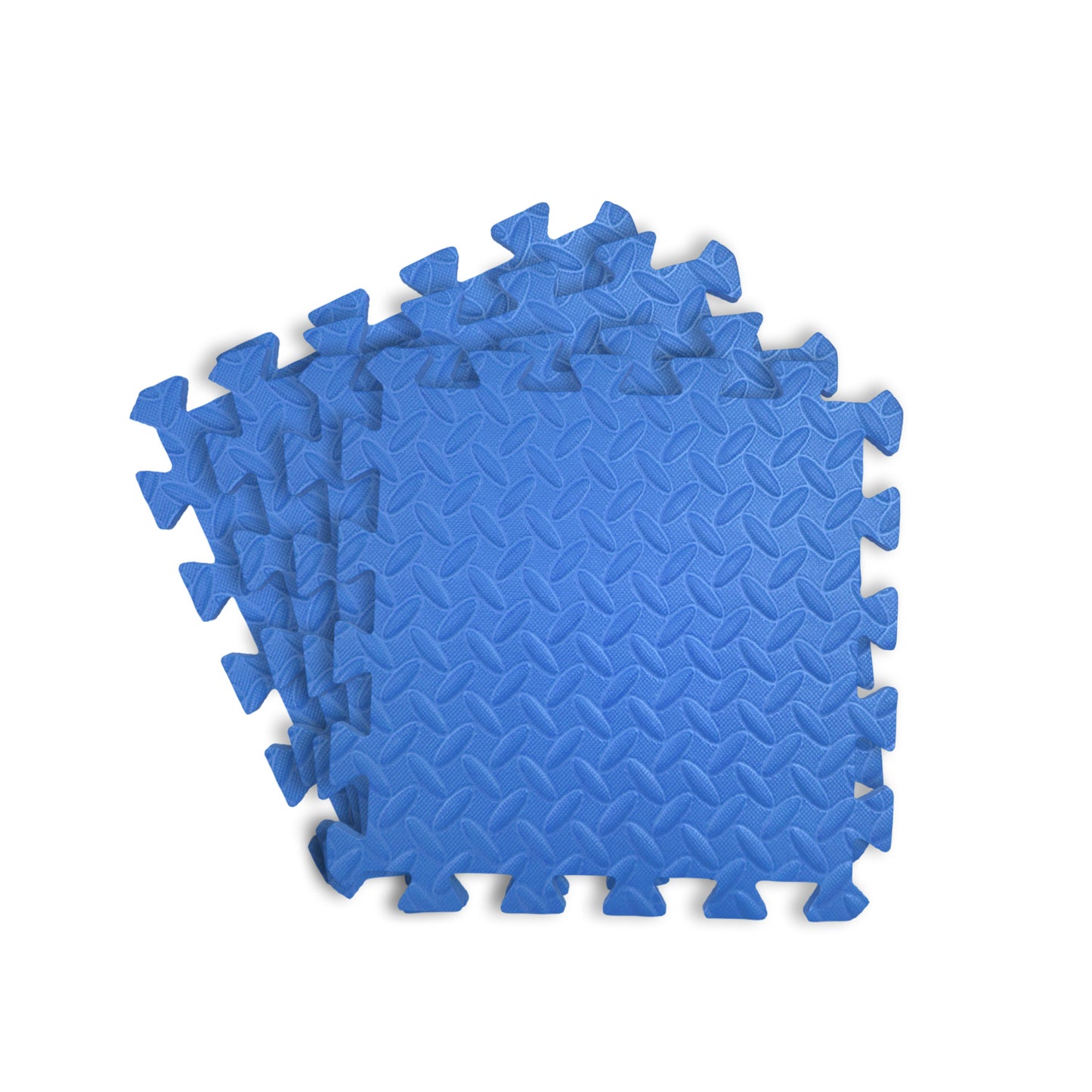 Pack of 4 30x30cm Dark Blue Coloured 1cm Thick EVA Foam Mats