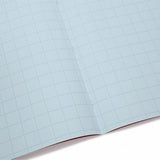 Rhino A4 48 Page Yellow with Blue Tinted Paper 10mm Squared Exercise Book