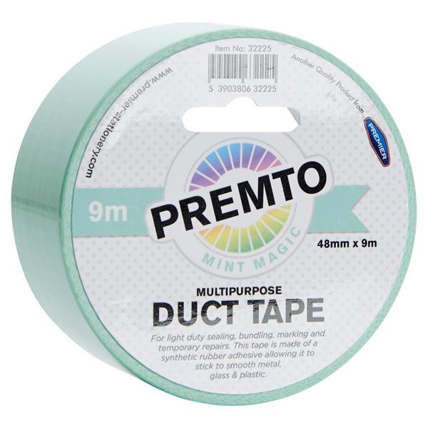 48mm x 9m Multipurpose Pastel Mint Magic Green Duct Tape by Premto {DC}