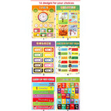 Pack of 16 Educational Posters for Kids Preschool Education