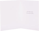 Heart Design Bride & Groom Engagement Congratulations Card