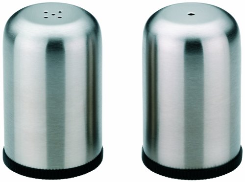 Kela 16921 Salt / Pepper Shaker Twin 2-Piece Set Stainless Steel {DC}