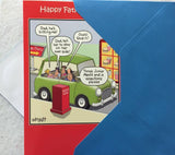 Drive Thru Fathers Day Humour Funny Greeting Card 