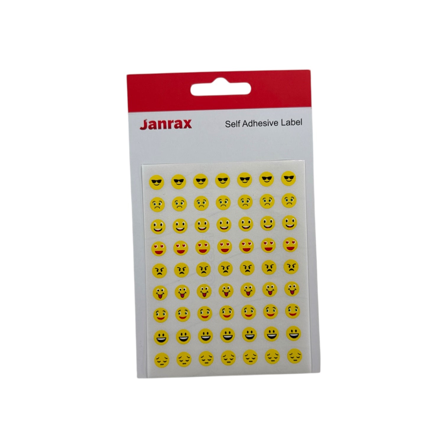 Pack of 315 Smile Face 8mm Self Adhesive Labels
