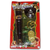 Pirate Party Set Telescope, Eye patch, Earring & Coins