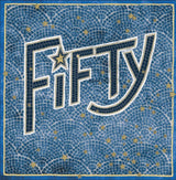 50th Mosaic Birthday Card