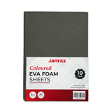 Pack of 10 A4 Grey Coloured EVA Foam Sheets