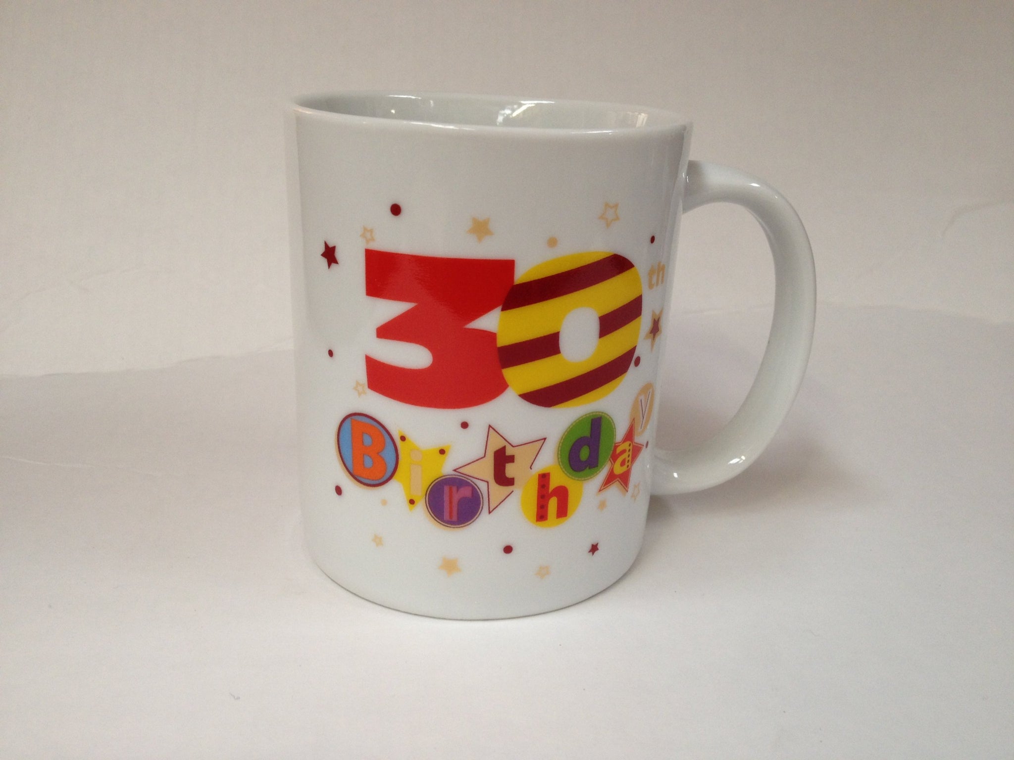Happy 30th Birthday China Mug - Talking Pictures Fanfare Collection