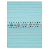 Pack of 50 5"x3" Spiral Ruled Coloured Index Cards by Concept