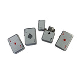 Playing Cards High Ace Card Design Metal Petrol Lighter {DC}
