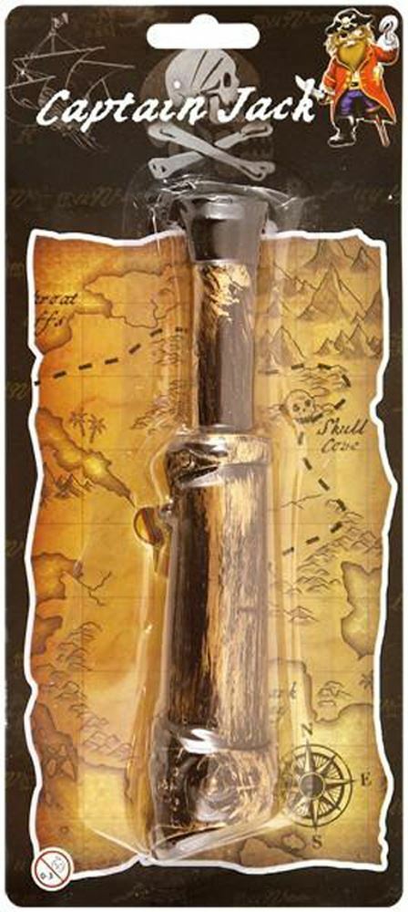 Captain Jack Pirate Gold Navigator Telescope Toy {DC}