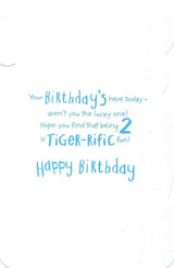 Boys Happy 2nd Birthday Greeting Card Children's Greetings Cards