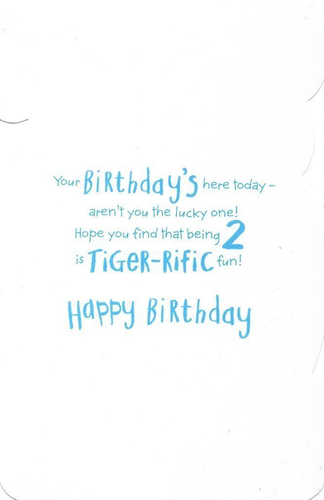 Boys Happy 2nd Birthday Greeting Card Children's Greetings Cards