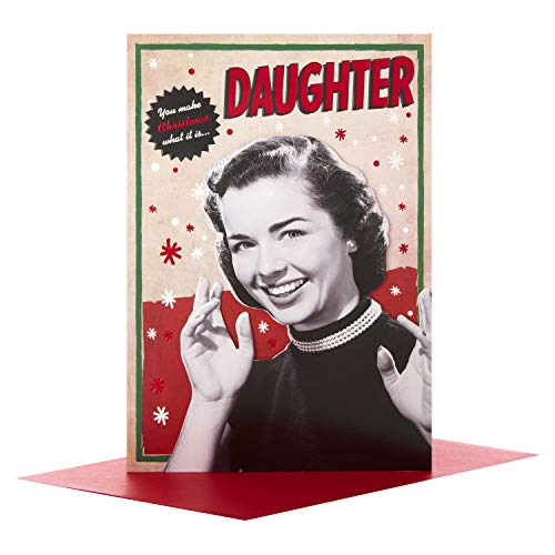 Daughter Christmas Card 'Share The Blame 