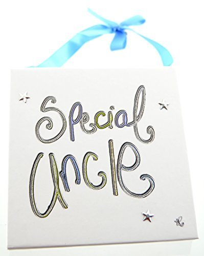 Short & Sweet Special Uncle 12cm Hanging Plaque Christmas Birthday Fathers Day New Gift