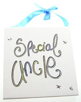 Short & Sweet Special Uncle 12cm Hanging Plaque Christmas Birthday Fathers Day New Gift