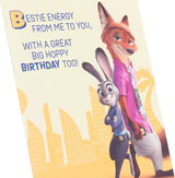 Disney Zootropolis 2 Judy Hopps and Nick Wilde Birthday Card
