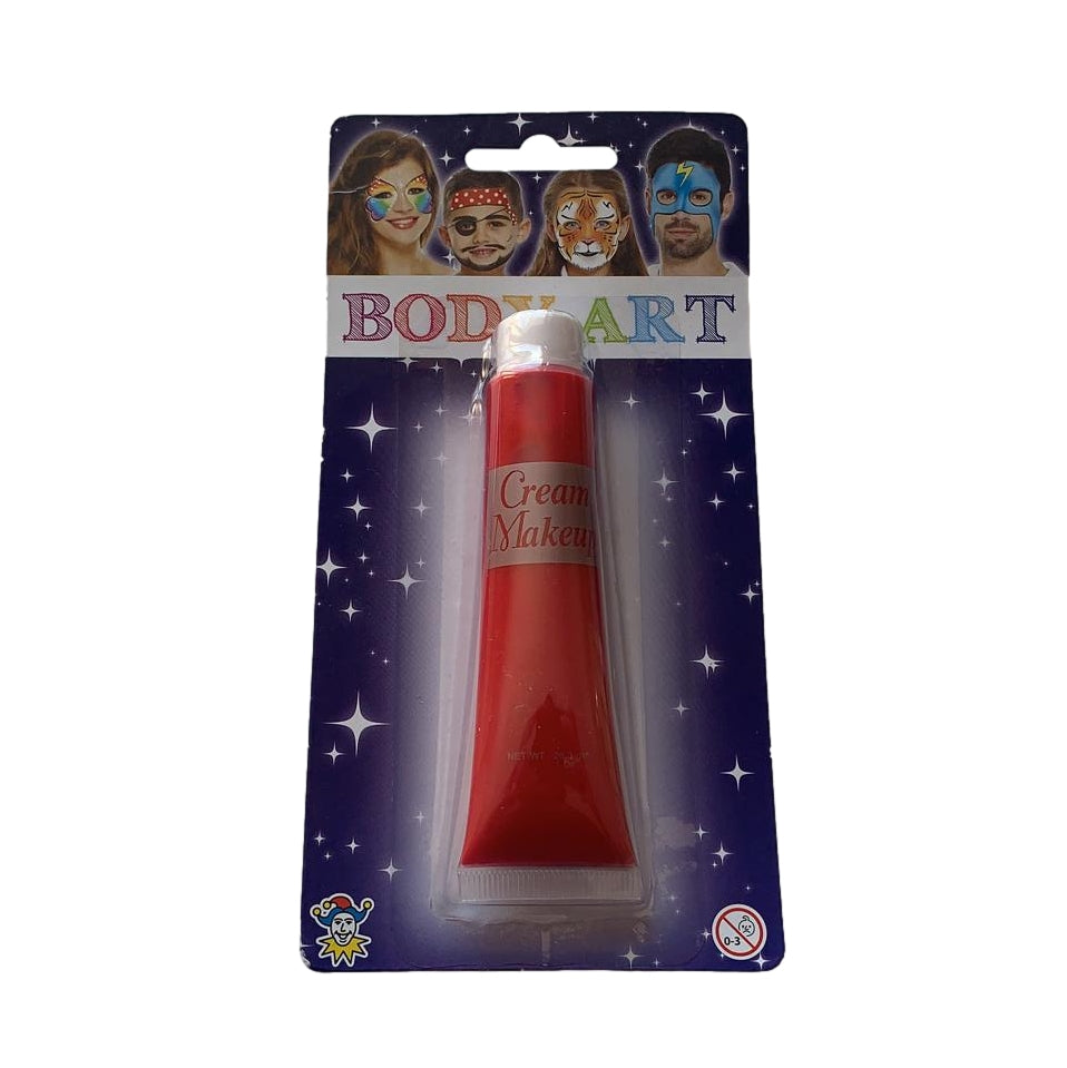 Body Art Make Up Cream Red 28.5ml {DC}