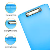 Pack of 12 Assorted Colour A4 Clipboard Box Files