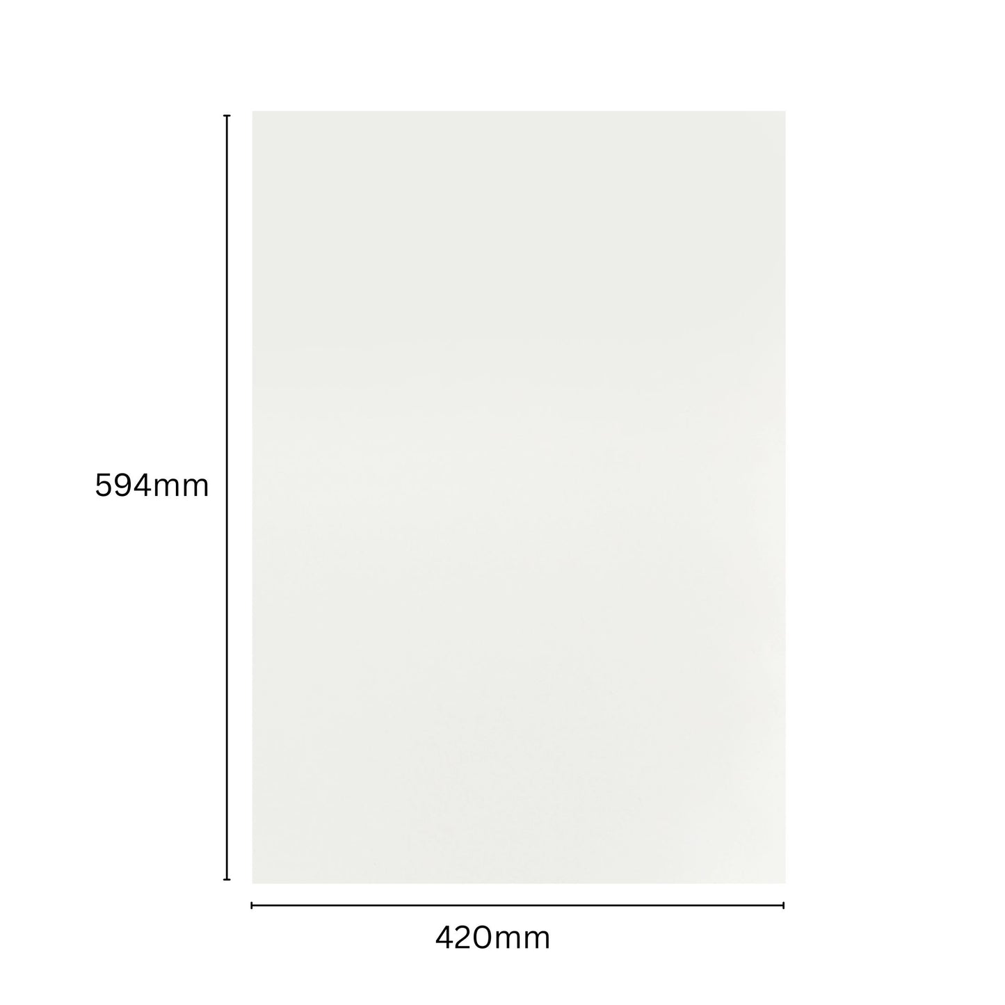 Pack of 15 A2 3mm White Foam Boards – 420 x 594mm