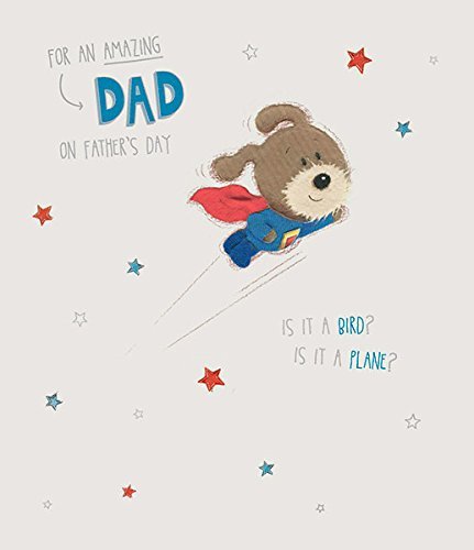 Super Dad Father's Day Card Is it a Bird? Is it a Plane? 