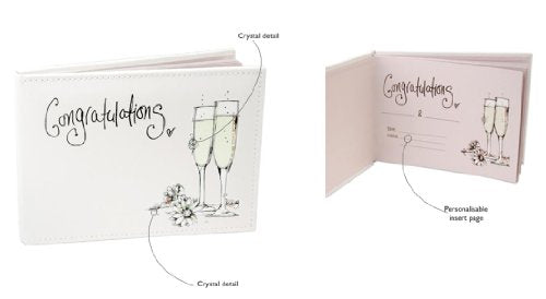 CONGRATULATIONS Wedding Day Guest Book