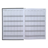 Janrax 2027 A5 Day Per Page Black Desk Diary