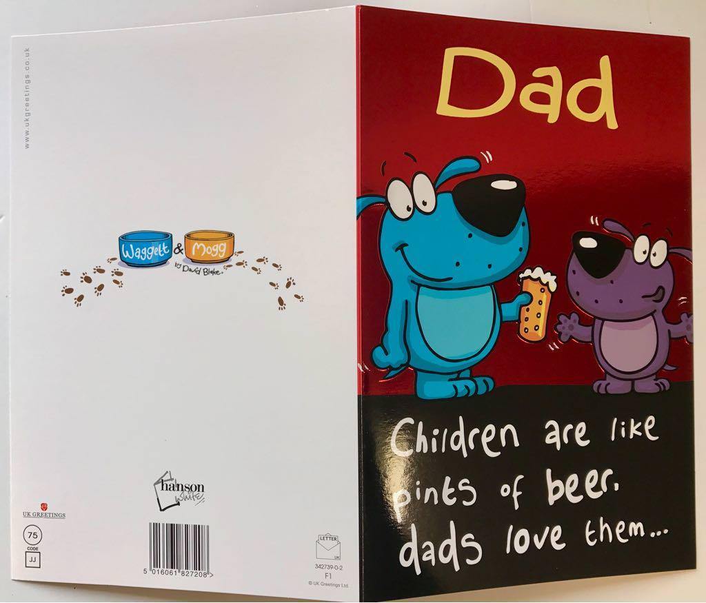 Dad, Father's Day Greeting Card 