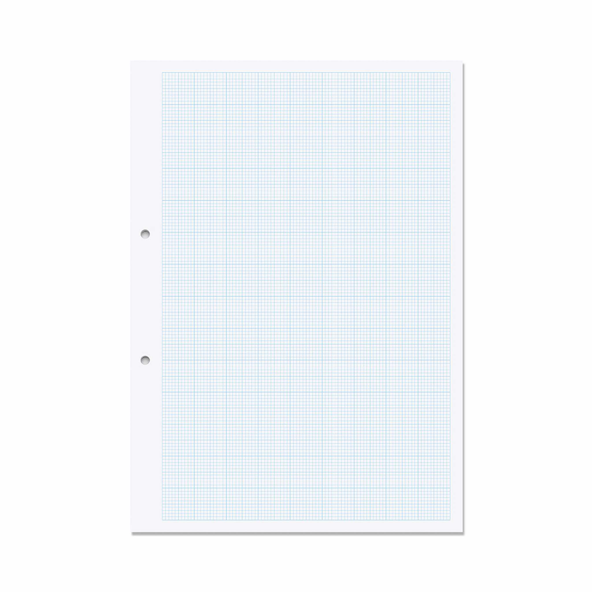 Rhino A4 Punched 500 Leaf 20mm Graph Ruling Graph Paper