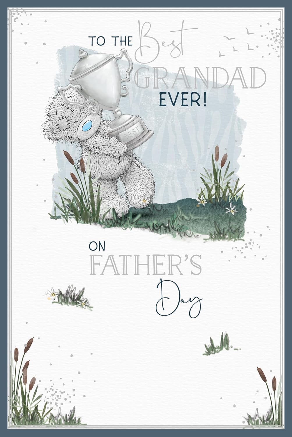 Bear With Trophy Best Grandad Father's Day Card