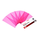 Pack of 8 Pink 210x80mm Dyslexia Overlay Reading Strips – PET Material, Rounded Corners