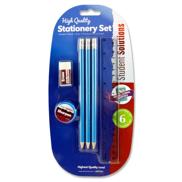 Pack of 6 Pieces Stationery Set by Student Solutions {DC}
