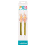 Pack of 2 Gold Prismatic Ice Fountains