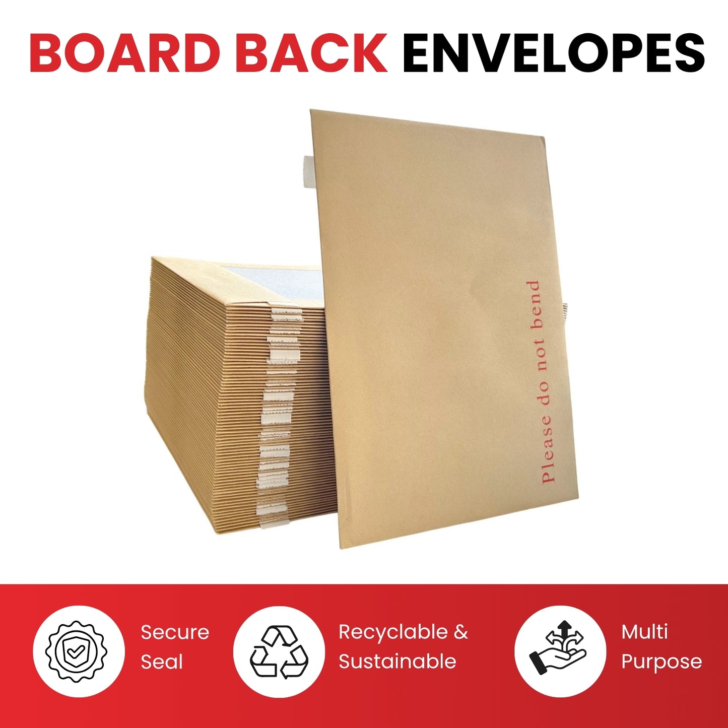 Box of 125 C5 Board Back Envelopes (162 x 229mm)