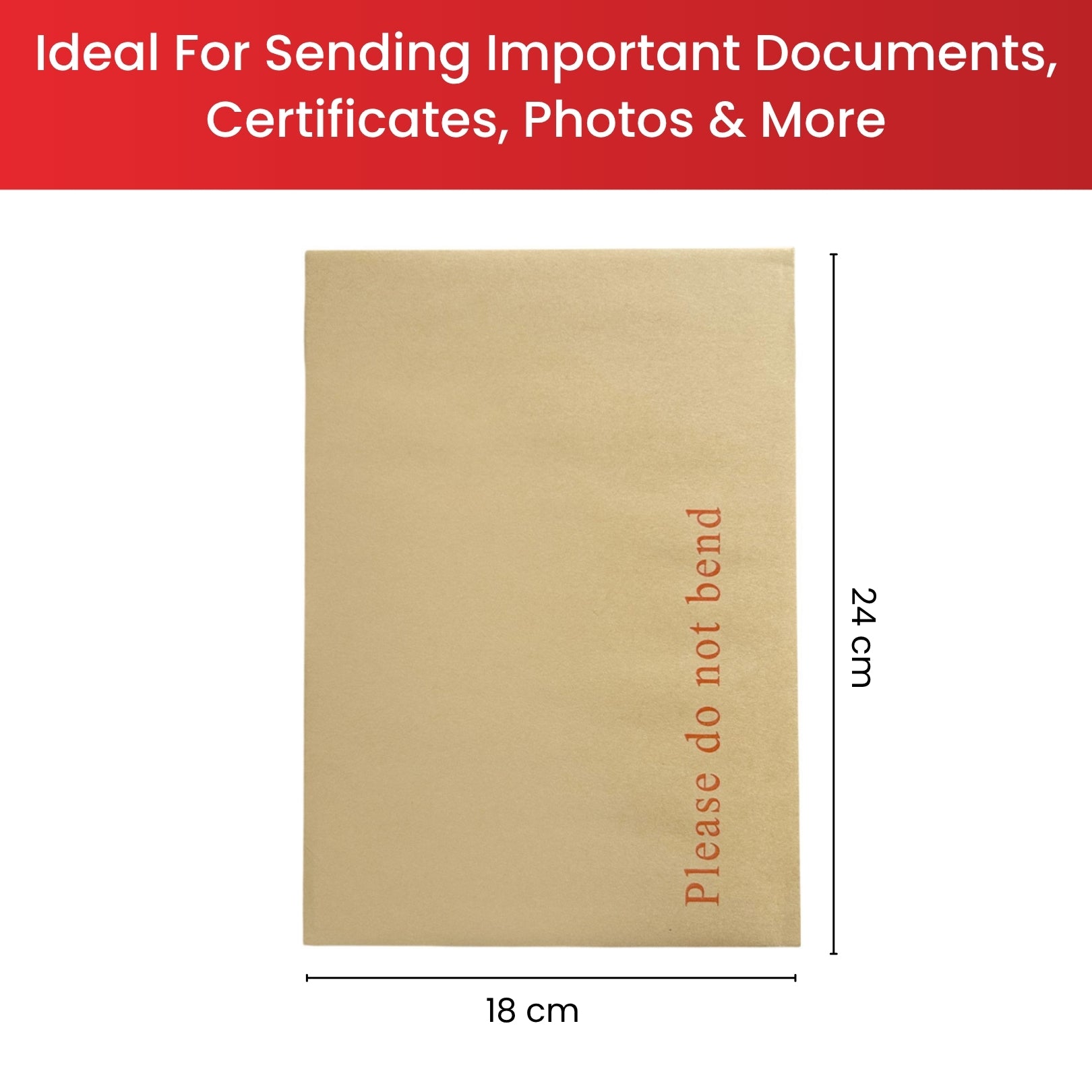 Box of 125 B5 Board Back Envelopes (241 x 178mm)
