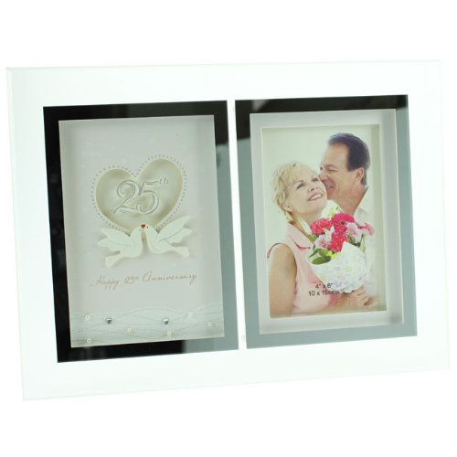 Reflection Sentiment Photo Frame with Verse-25th Anniversary