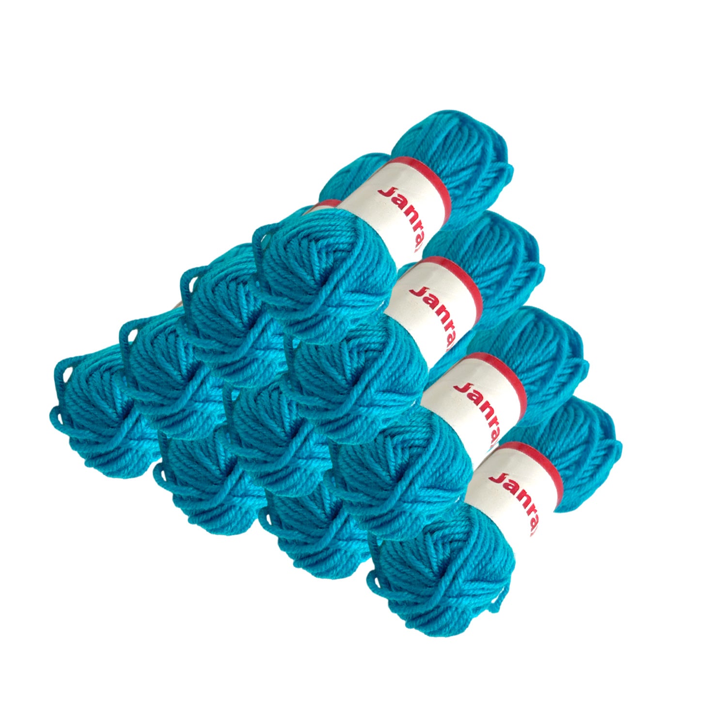 Blue Acrylic Yarn Roll – 10g, 4 Strand 8 Ply Knitting Wool