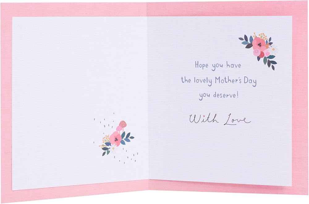 Gold Foil Detail Design Nan Mother's Day Card