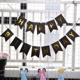Rose Red Happy Birthday Party Banner