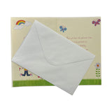 Age 6 Girl Skipping Juvenile Birthday Card With Badge