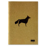 A5 80 Pages 110gsm Animalia Design Kraft Sketch Book by Icon Art