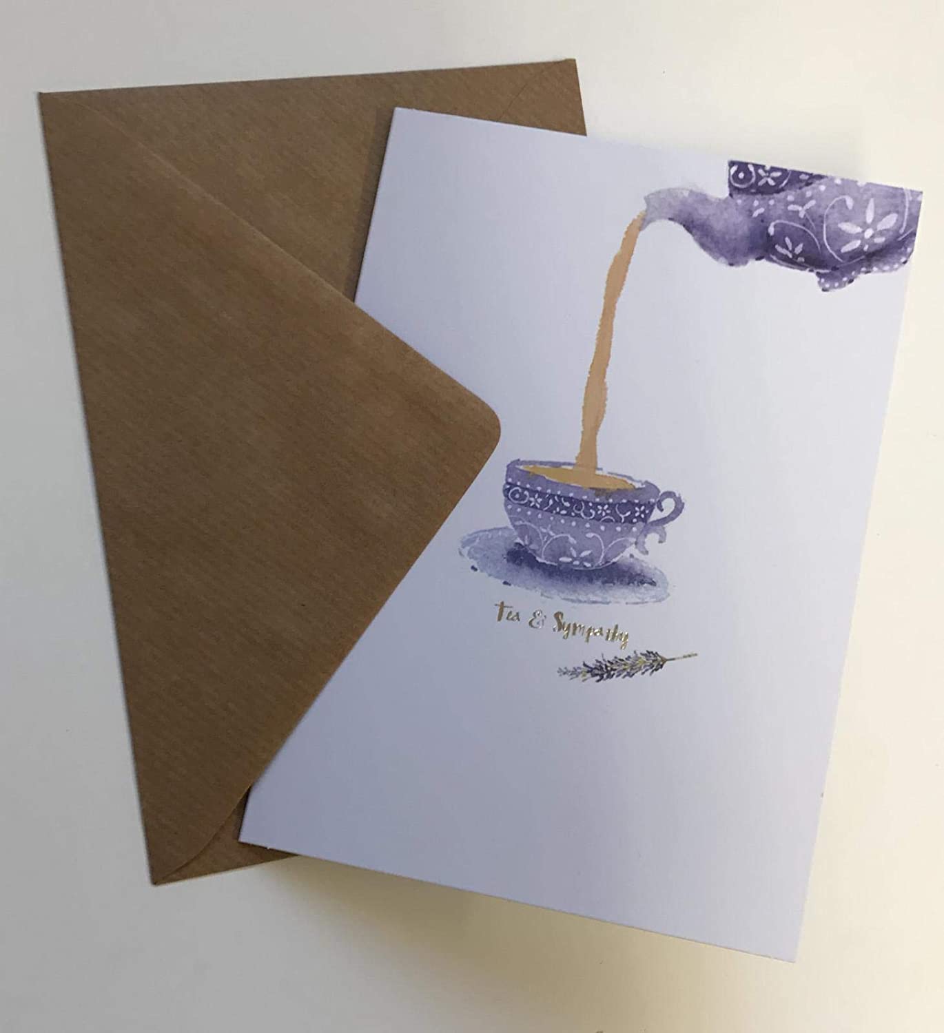 6 x Tea Pot Sympathy Cards 
