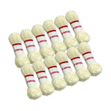 Off White Acrylic Yarn Roll – 10g, 4 Strand 8 Ply Knitting Wool