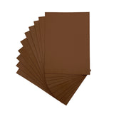 Pack of 10 A4 Brown Coloured EVA Foam Sheets