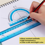 Pack of 4 Pieces Math Geometry Set