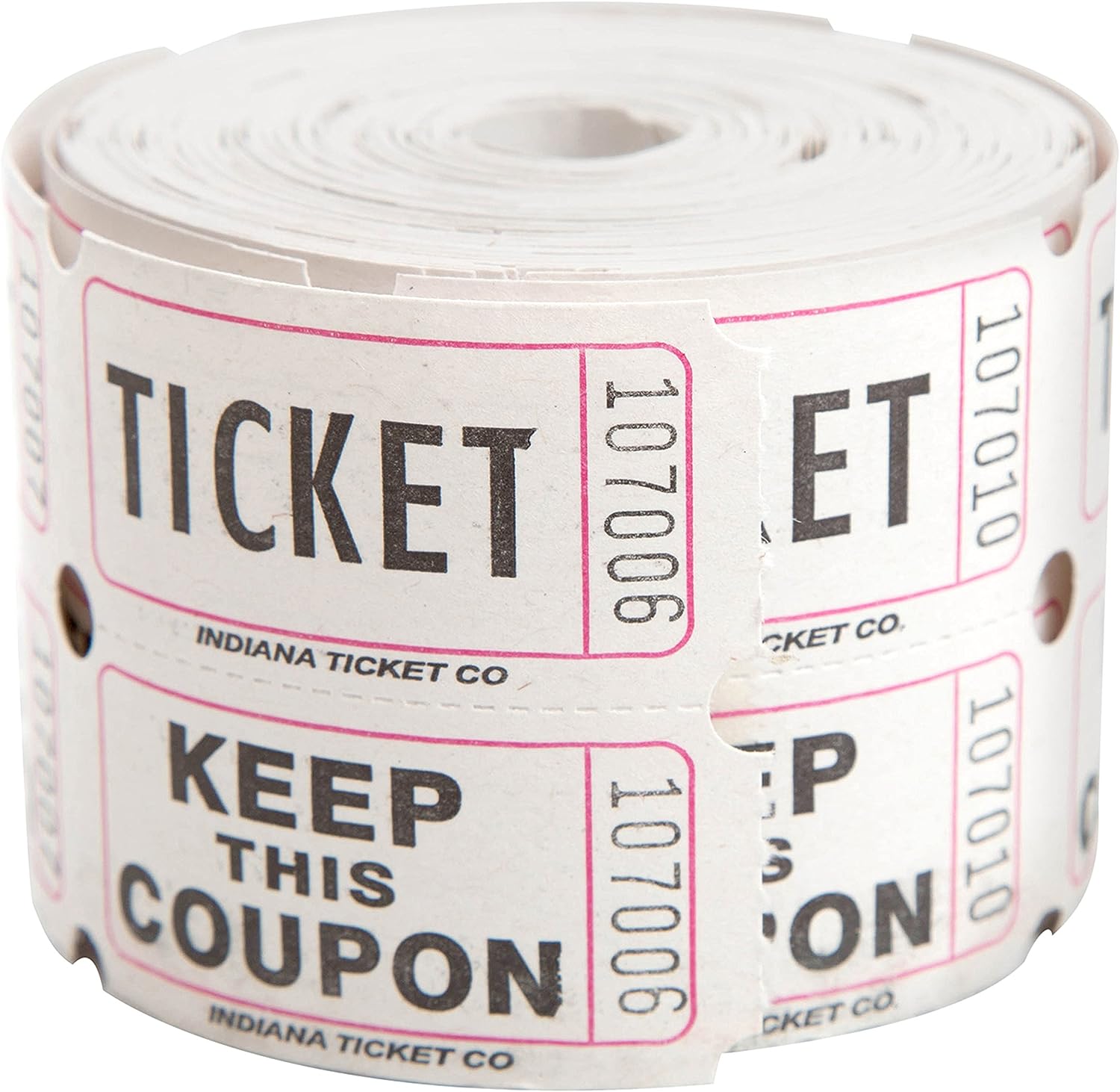 Pack of 500 Double Admission Ticket Roll