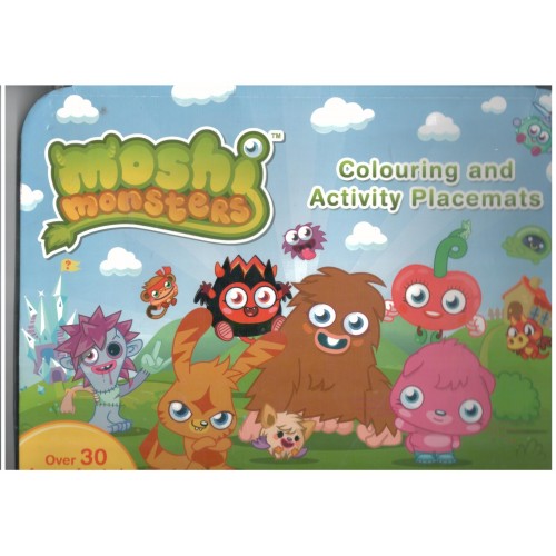 Moshi Monsters Colouring and Activity Placemats