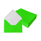 Pack of 50 Vivid Green 125x175mm Gummed Envelopes