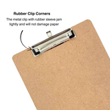 Pack of 2 A4 Wooden Clipboards – Portrait & Landscape Orientation