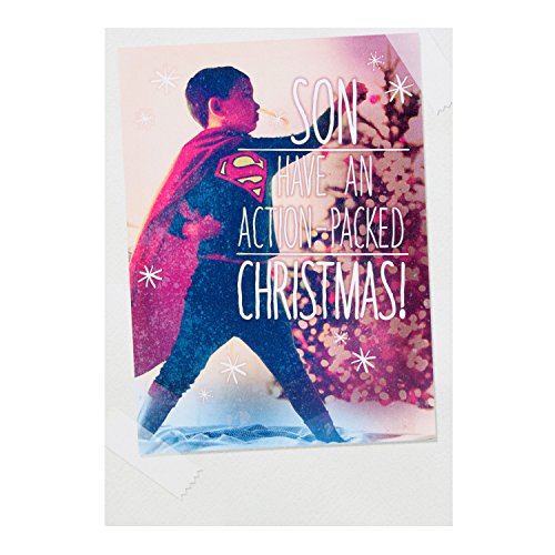Warner Bros Son Christmas Card 'Action-packed' 